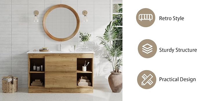 48 Inch Freestanding Bathroom Vanity - Image 4