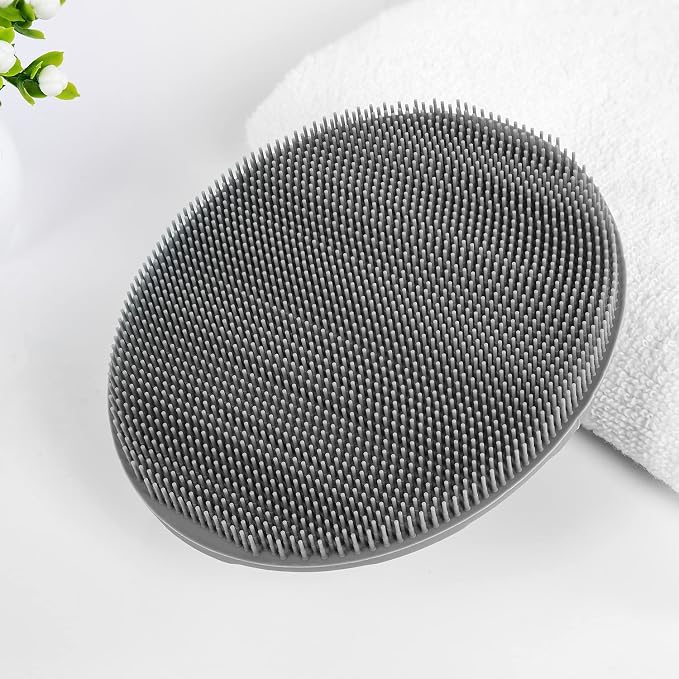 INNERNEED Soft Silicone Body Scrubber Exfoliating Glove Shower Cleansing Brush - Image 6