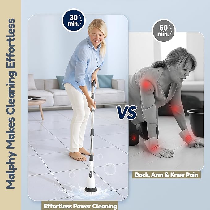 15-in-1 Electric Scrub Brush Cordless, Power Scrubber - Image 3
