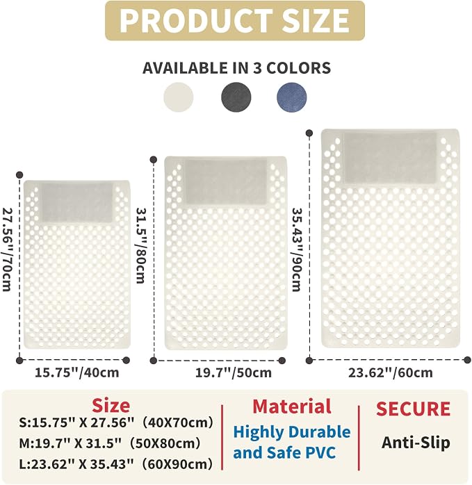 Bath Tub Shower Mat with Soft Shower Foot Scrubber Mat - Image 2