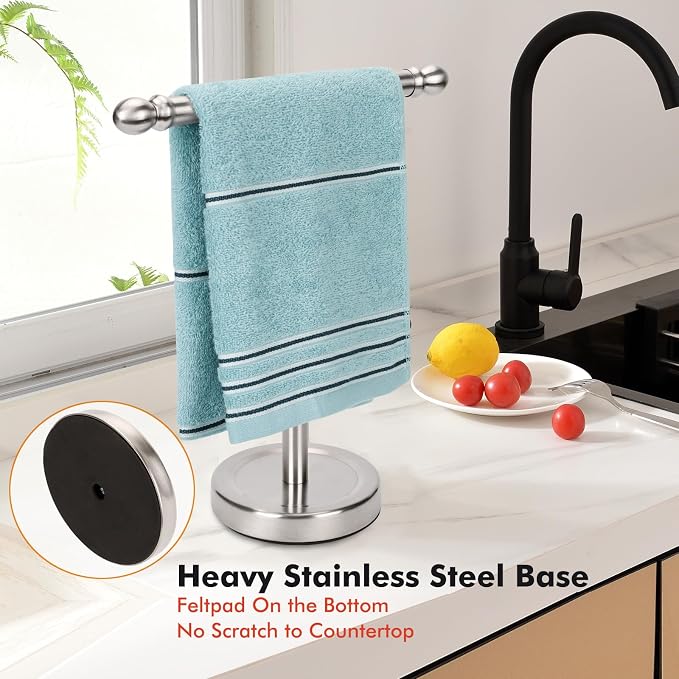 Hand Towel Holder, T-Shape Hand Towel Stand - Image 5