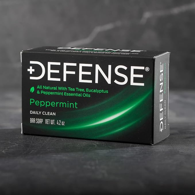 Defense Soap All Natural Peppermint Bar Soap - Image 7
