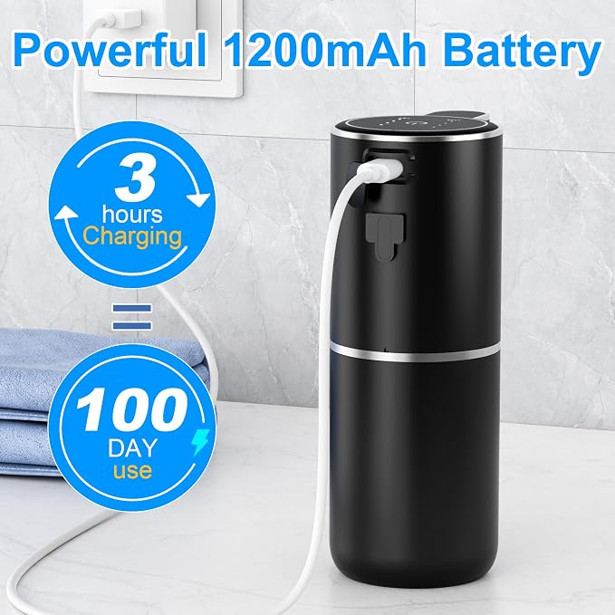 Automatic Soap Dispenser Touchless, Liquid Soap Dispenser 4-Level Adjustable - Image 3