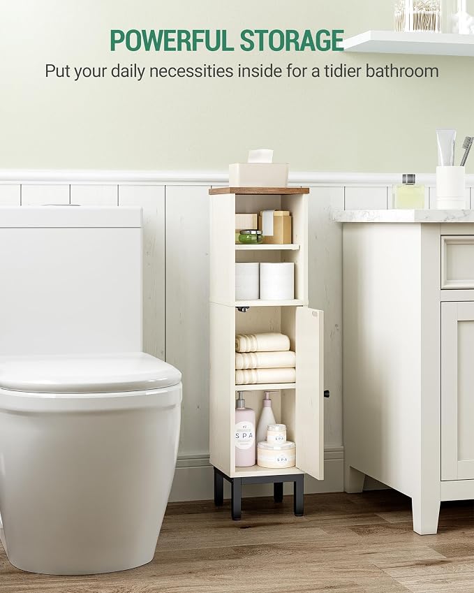 Bathroom Storage Cabinet, Corner Floor Cabinet - Image 5