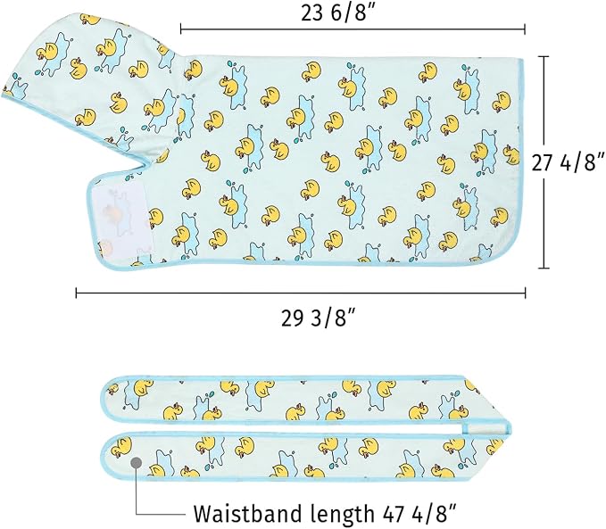 HDE Dog Bathrobe Super Absorbent Quick Drying Puppy Towel Wrap Coat Adjustable - Image 2
