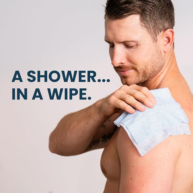 Super Fresh Shower Wipes Large Unscented Body Wipes - Image 4