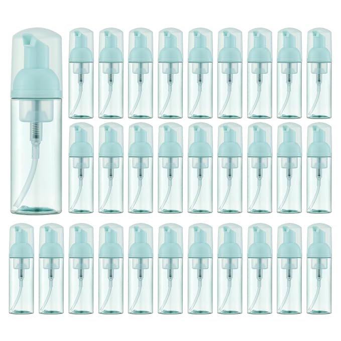 Tekson 30PCS Soap Foam Bottle, Empty Travel Foaming Lash Shampoo by Tekson