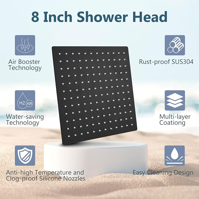 Aolemi Shower Faucet Set, High Pressure Shower System - Image 8