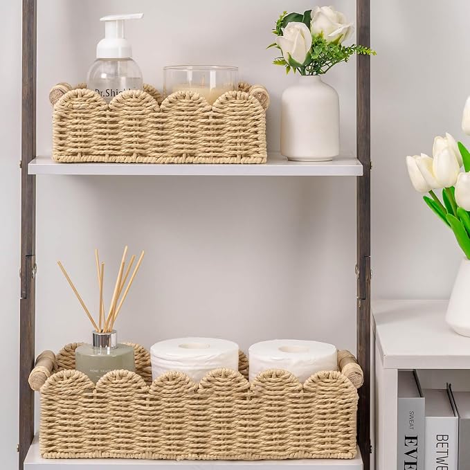 CubesLand Scalloped Edge Decor Baskets - Image 4