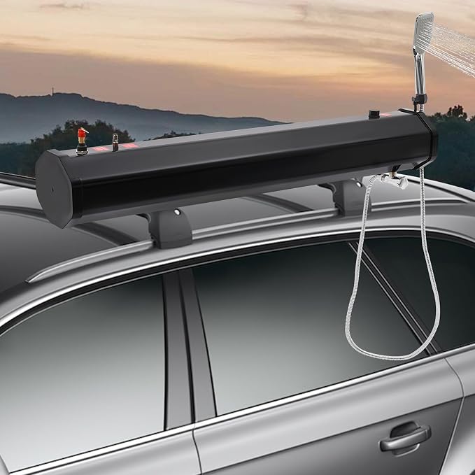 TFCFL 7.93 Gallon Roof Rack Mount Road Shower, High Pressure Outdoor Camping - Image 2