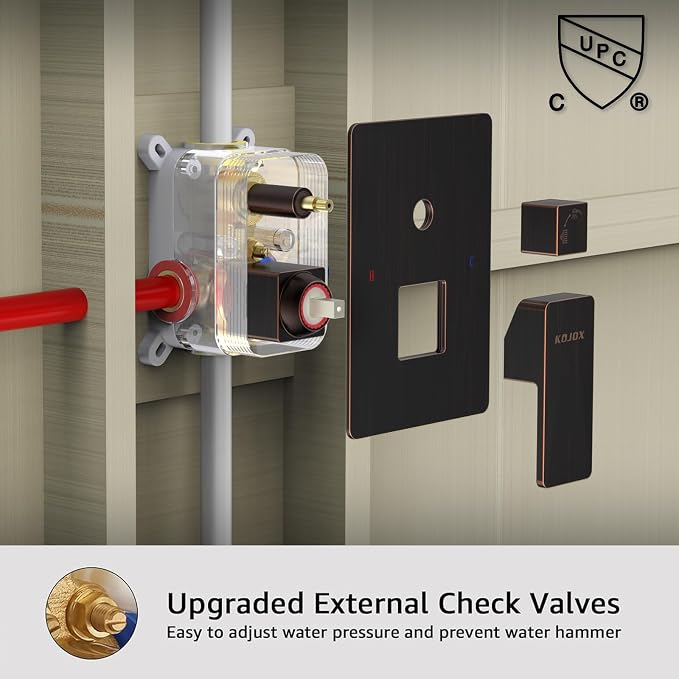 KOJOX Oil Rubbed Bronze Shower System - Image 5