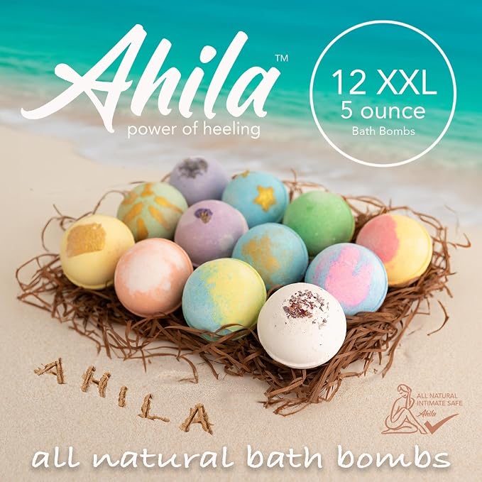 12 XXL Bubbly Organic Bath Bombs Gift Set - Image 2