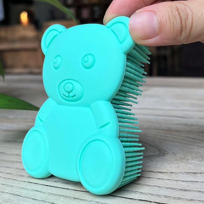 Premium Sensory Brush for Kids or Autism, Soft Silicone Body Scrubber, 2 in 1 - Image 2