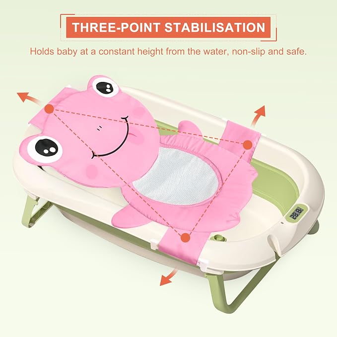 Baby Bath Seat Support Net, Quick Drying, Adjustable, Comfortable, Infant - Image 8