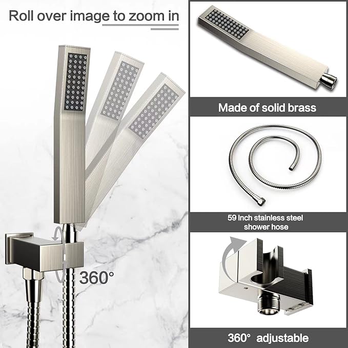 Shower System Rain Shower Faucet Set - Image 5