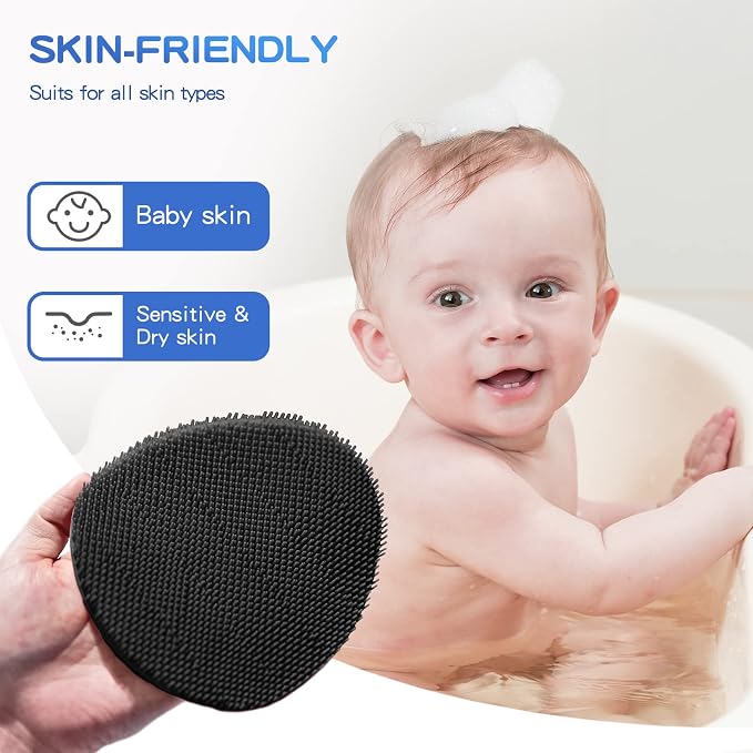 Manmihealth Soft Silicone Shower Brush, Super-Lathering and Deep-Cleaning Body - Image 7