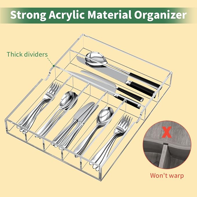 NIUBEE Expandable Kitchen Drawer Organizer - Image 2