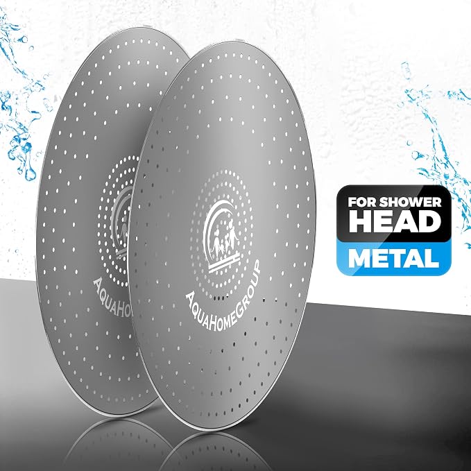 AquaHomeGroup Filtered Shower Head Replacement Spray Plates - Image 2