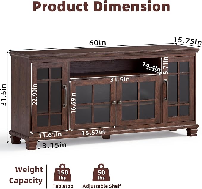 Large Sideboard Buffet Cabinet - Image 2