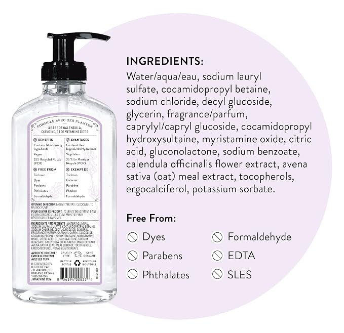 J.R. Watkins Gel Hand Soap, 3 Pack of 11 Fl Oz - Image 2