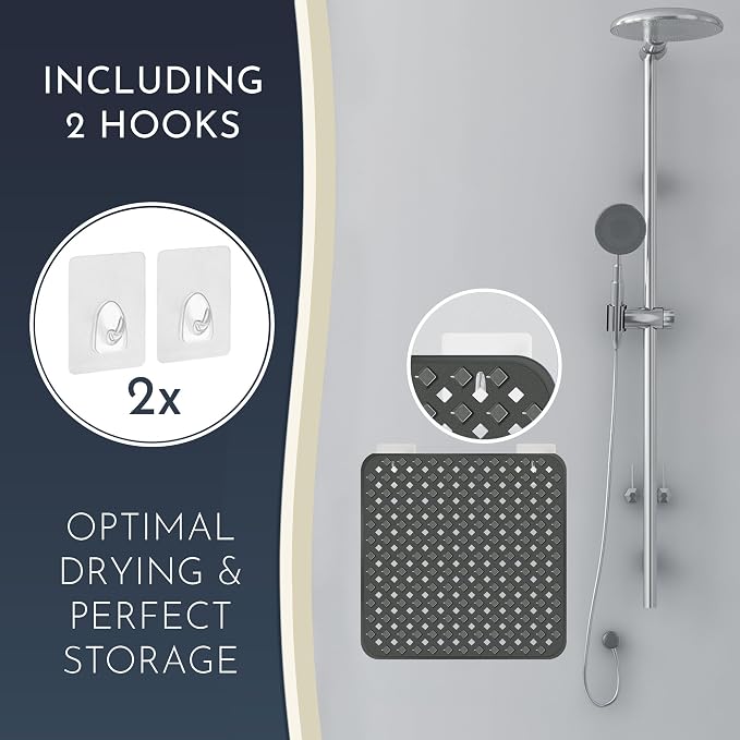 homerella® Shower Mat Non Slip Anti Mold, Non Slip Shower Mats - Image 4