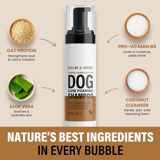 Luxe Foaming Dog Shampoo – Gentle, Moisturizing Pet Wash - Image 6