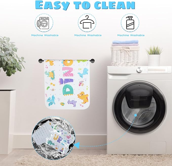 Baby Bath Mat for Tub Non Slip Kids Bathtub Mat Extra Long 40X16 Inch Toddler - Image 6