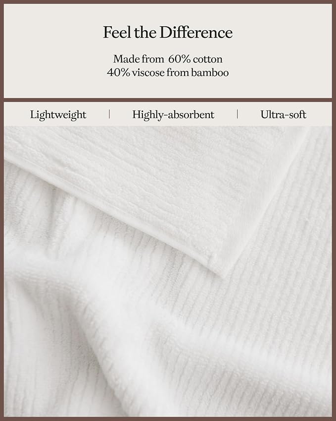 Cozy Earth Ribbed Washcloth Set - Image 4