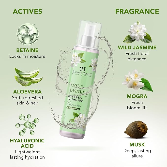 Botanic Hearth Wild Jasmine Hair Perfume - Image 2
