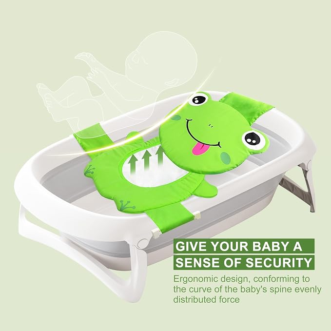 Baby Bath Seat Support Net, Quick Drying, Adjustable, Comfortable, Infant - Image 9
