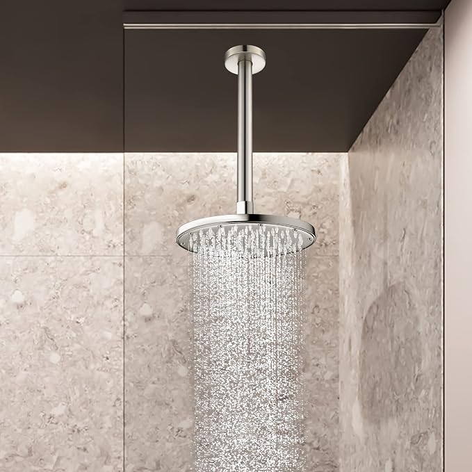 Celling Mounted Extention Stainless Steel High Density Thickened Thread Shower - Image 8