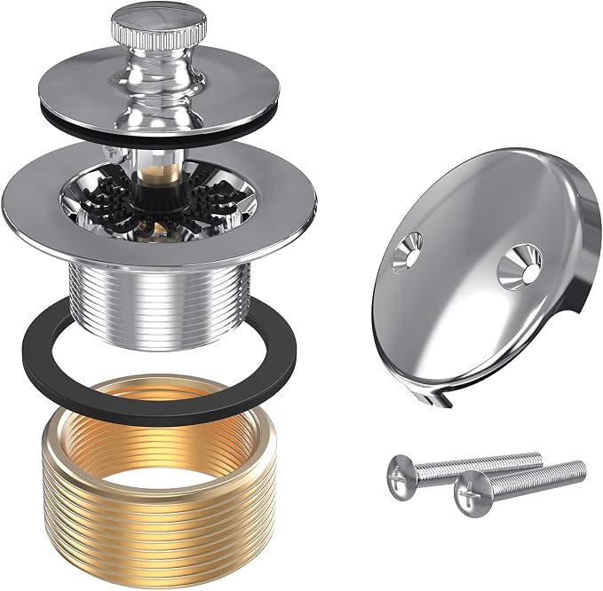All Metal Lift & Turn Bathtub Drain Kit by Citymoor