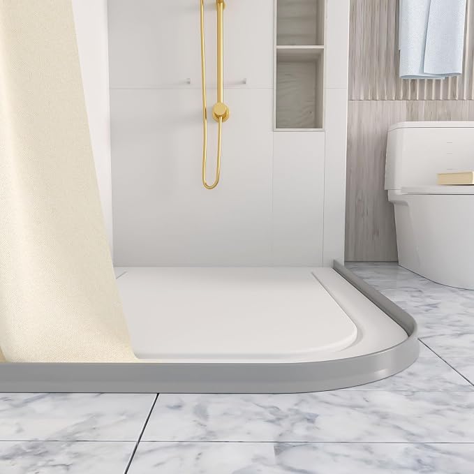 Raycity 3" High Shower Threshold Water Dam 98 IN Collapsible Shower Water - Image 7