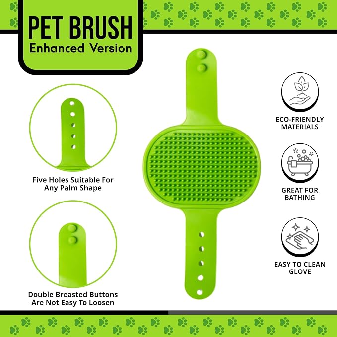 Silicone Dog Bath Brush – Soft Pet Scrubber - Image 2