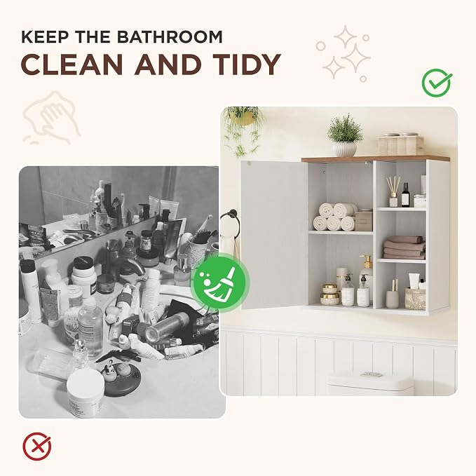 Bathroom Wall Cabinet, Farmhouse Medicine Cabinet - Image 5