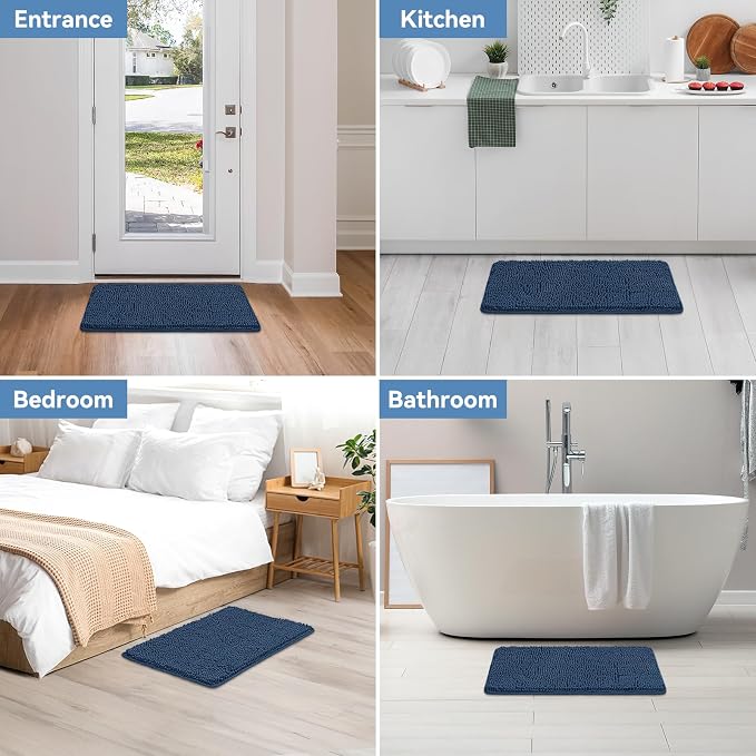 Bcoimo 30"×20" Absorbent Bath Mat, Non-Slip - Image 7