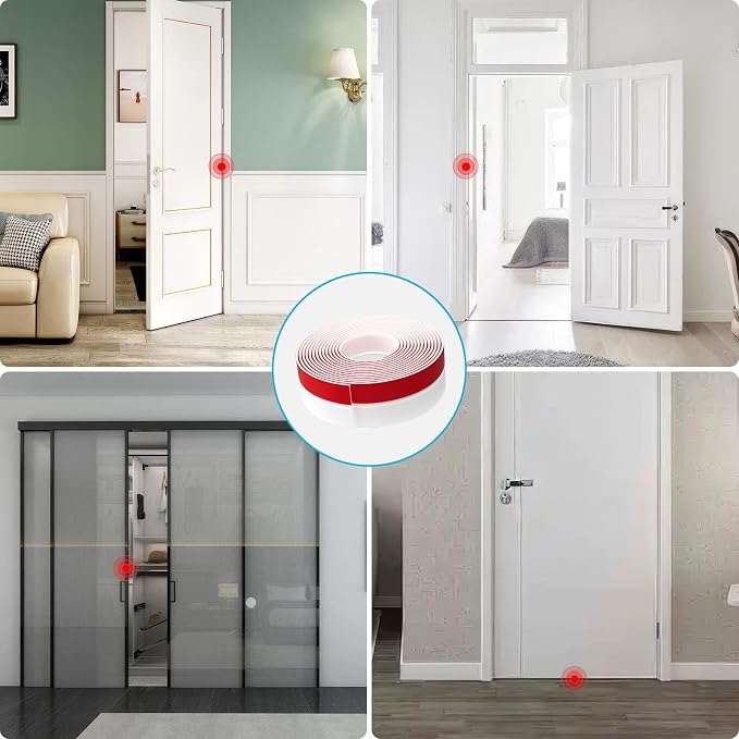 Heavy-Duty 3Inch x 36FT Door Weather Stripping, Extra Thick 2mm Door Draft - Image 6
