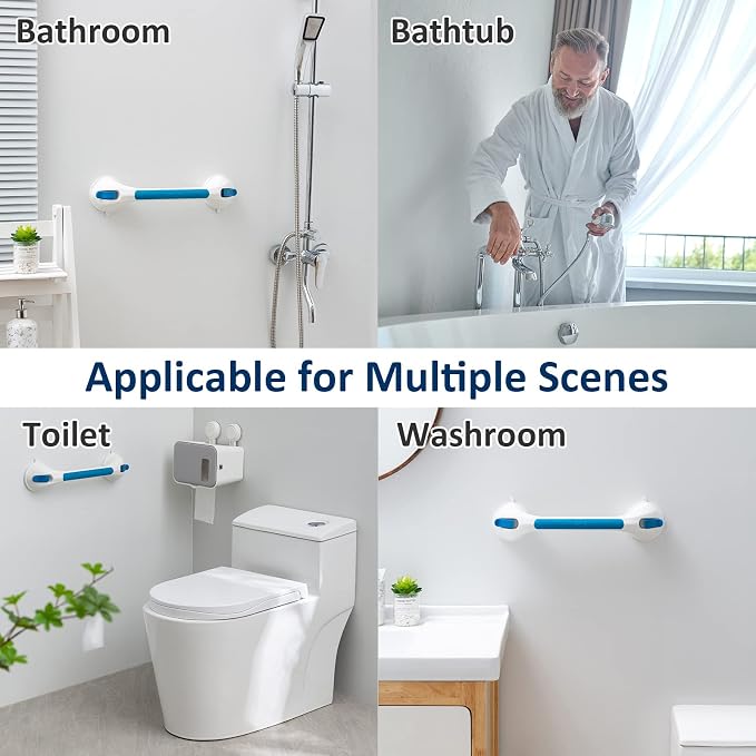 TAILI Shower Grab Bar 2 Pack Suction Grab Bars - Image 8