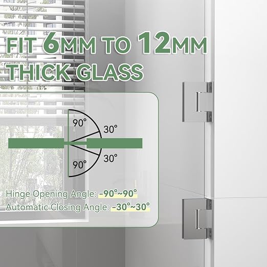 Shower Door Hardware Kit 304 Stainless Steel - Image 3
