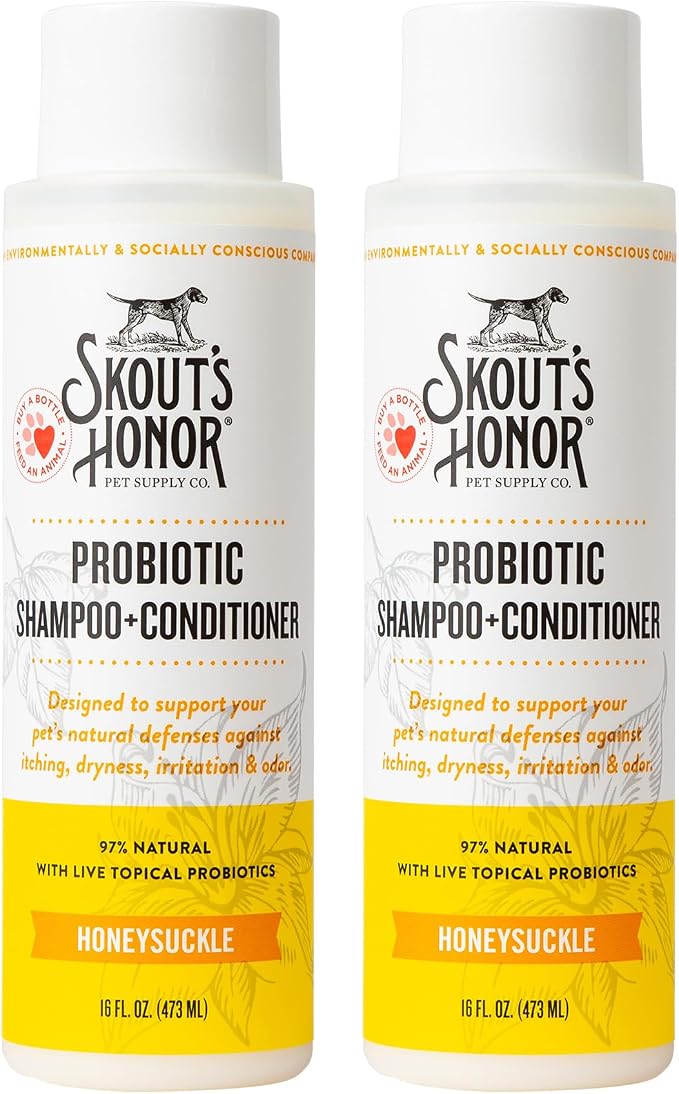 Skout's Honor Probiotic Dog Shampoo & Conditioner by SKOUTSHONOR