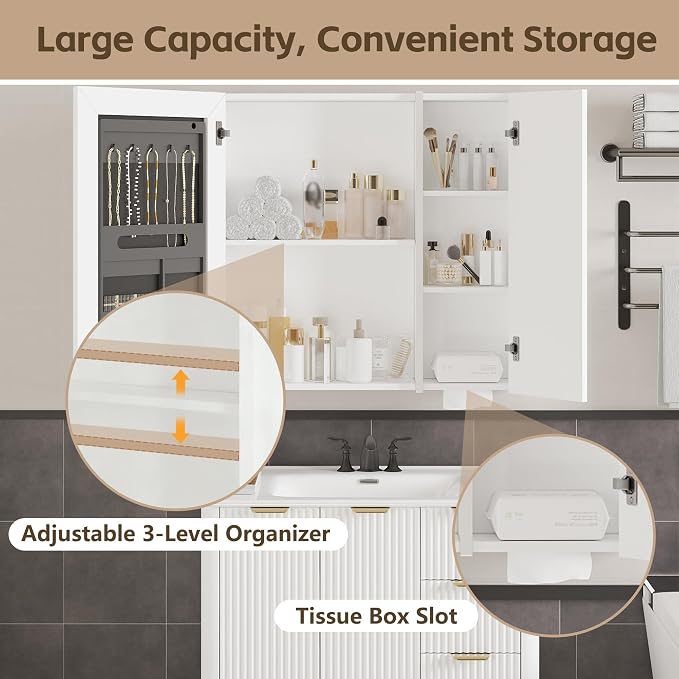 Lighted Bathroom Medicine Cabinet - Image 7