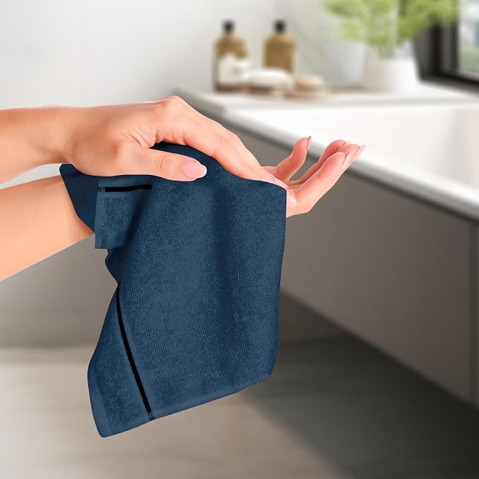 MyOwn Ultra Soft Cotton 6 -Piece Hand Towel Set 16x24 Inch, Spa & General - Image 4