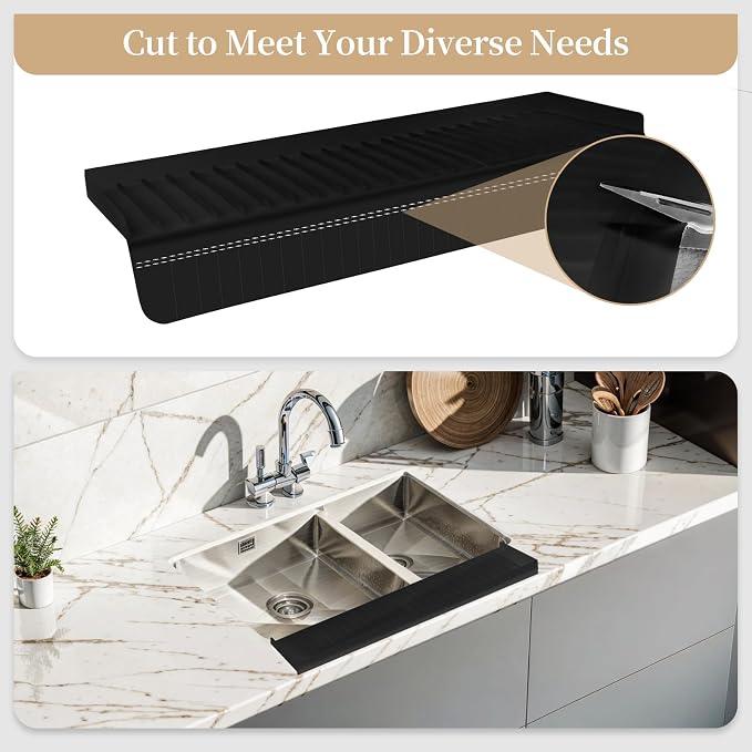 Silicon Sink Edge Protectors for Kitchen Sink, Kitchen Sink Splash Guard - Image 6