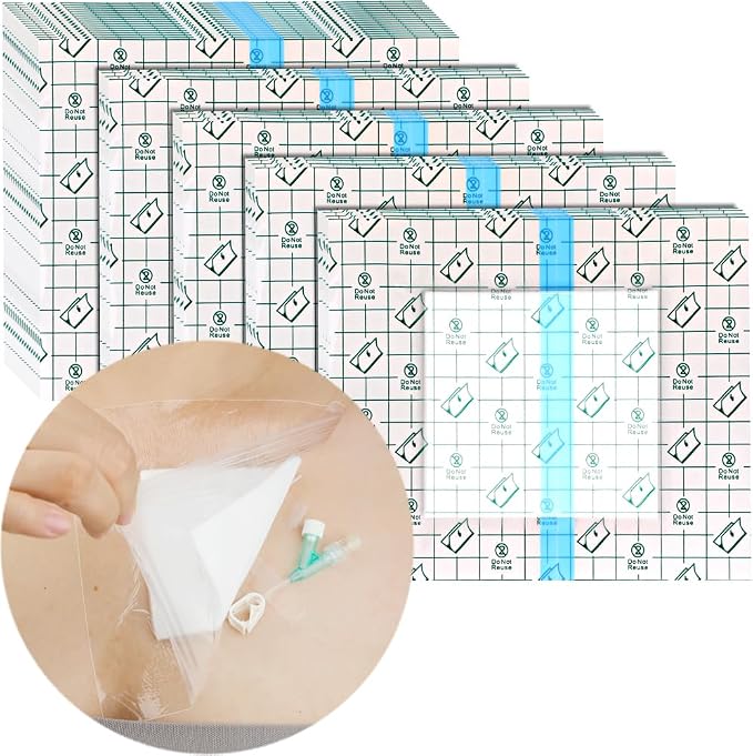 25 Pcs Waterproof PD Dialysis Catheter Wound Cover Shields Island Dressing by Unknown