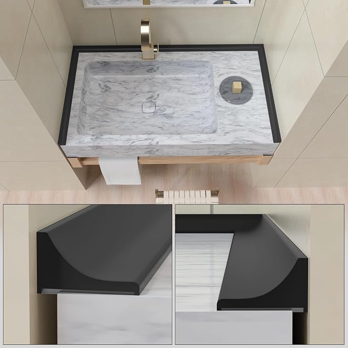 98Inch Collapsible Shower Threshold Water Dam Barrier, Self Adhesive Silicone - Image 6