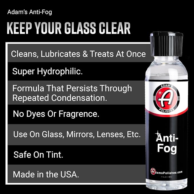 Adam's Polishes Anti-Fog - Image 2