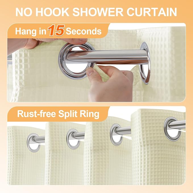 River Dream Cotton Blend Shower Curtain - Image 2