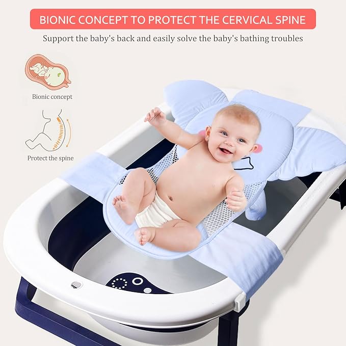 AIR&TREE Baby Bath Seat Support Net, Quick Drying, Adjustable, Comfortable - Image 5