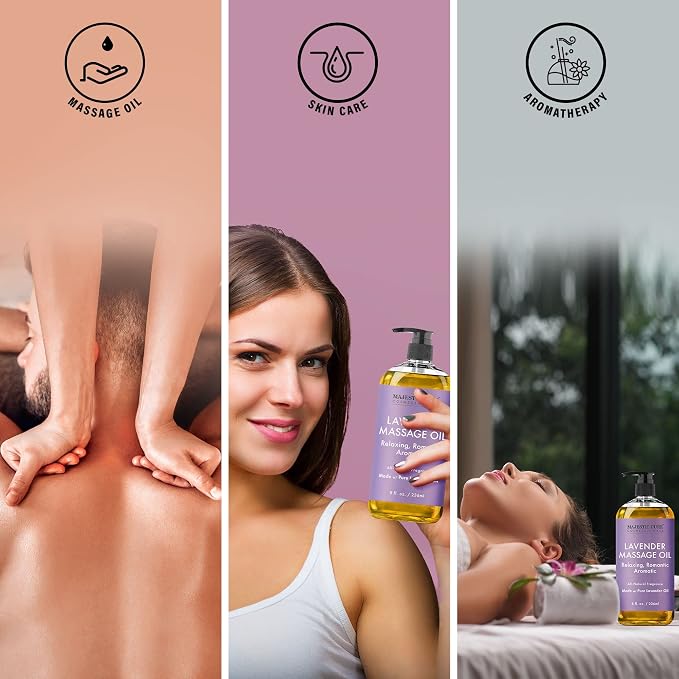 MAJESTIC PURE Lavender Massage Oil - Image 5