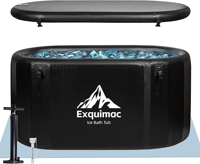 Ice Bath Tub, 216 Gallon Inflatable Cold Plunge Tub by Unknown